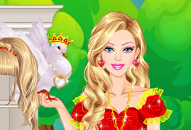 Barbie Romantic Princess Dress Up