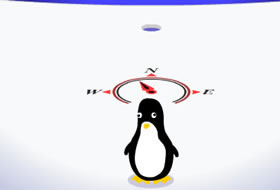 Shuffle the penguin