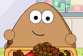 POU THANKSGIVING DAY SLACKING jogo online gratuito em