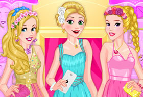 Blonde Princess Prom Shopping