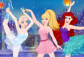 Barbie Skating With Princesses 