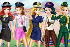Disney Girls at Police Academy
