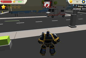 Robot Hero - City Simulator 3D