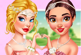 Princesses As Gorgeous Bridesmaids