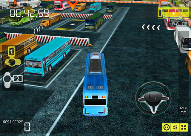 Play Busman Parking 3D - Free online games with Qgames.org