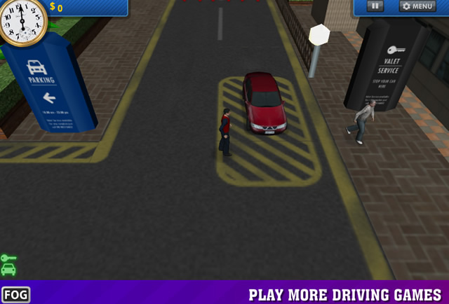 VALET PARKING 3D jogo online no