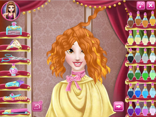 Play Belle Real Haircuts Free Online Games With Qgames Org