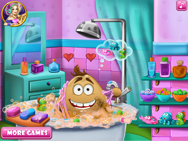 Play Dirty Pou - Free online games with Qgames.org