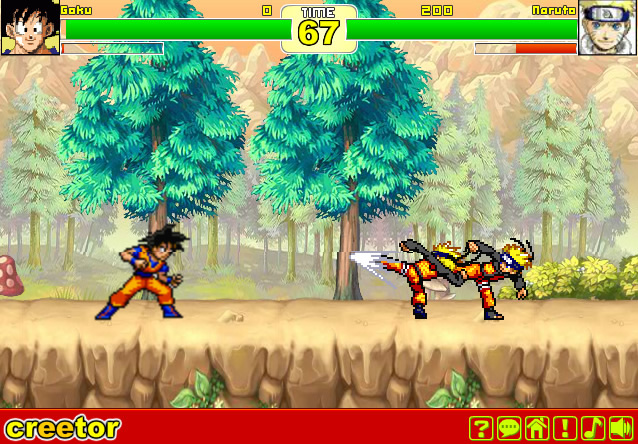 Play Anime Fighting Creation - Free online games with 