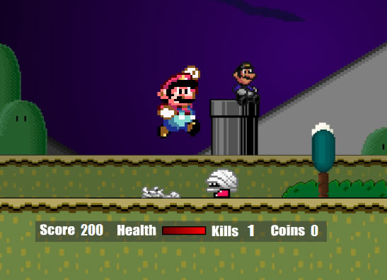 SUPER MARIO FLASH: HALLOWEEN VERSIÓN jogo online gratuito em