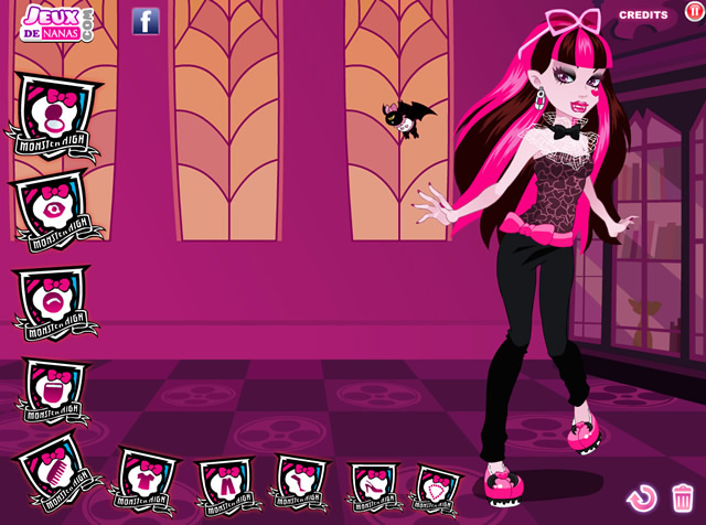 monster high games dress up draculaura