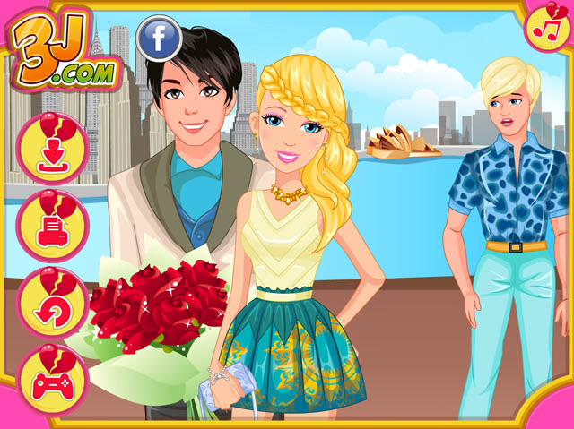barbie and ken fighting