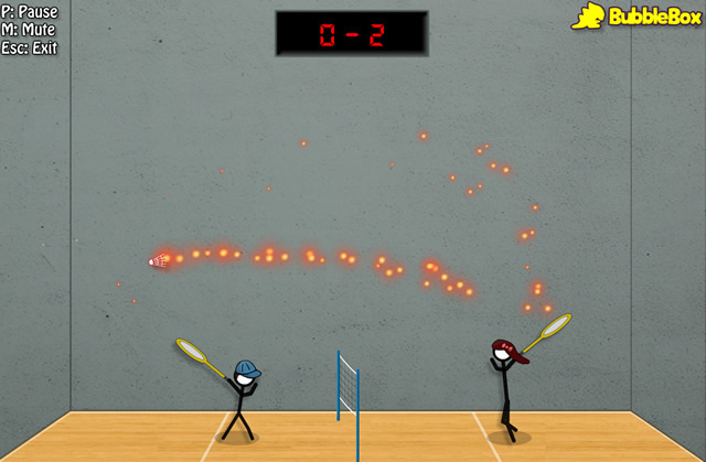 online badminton games