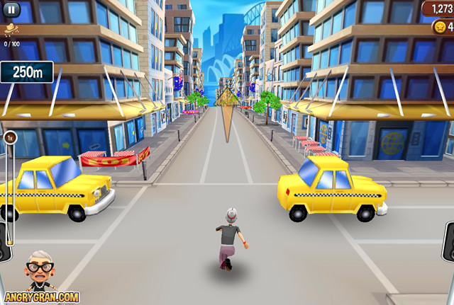 angry gran run fog