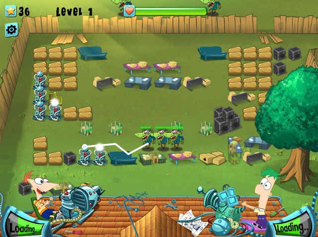 Play Phineas and Ferb Backyard Defence - Free online games ...