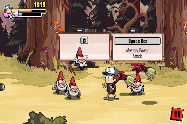 Play Gravity Falls Rumble's Revenge Free online games with