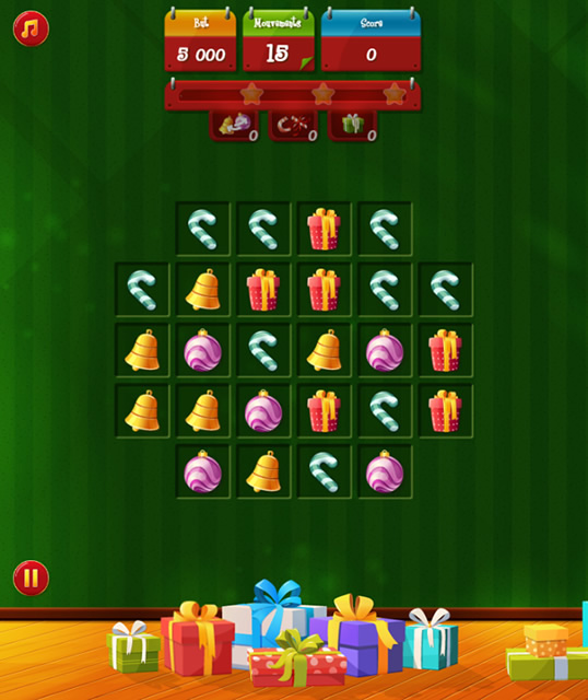 Play Jewel Magic XMas - Free online games with Qgames.org
