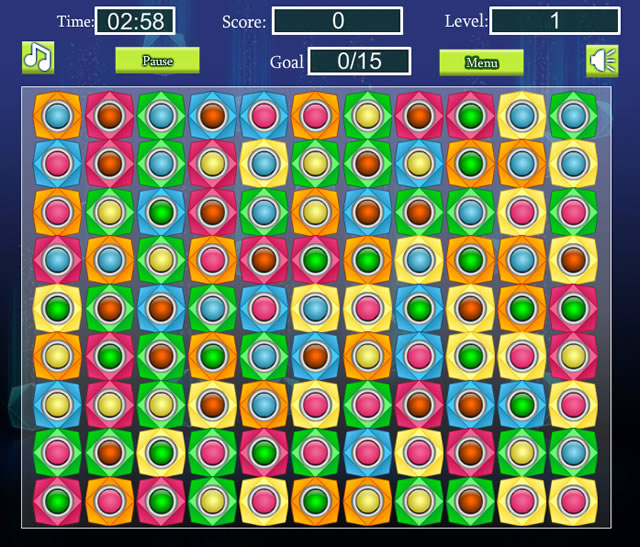 Play Double Match 3 Free online games with