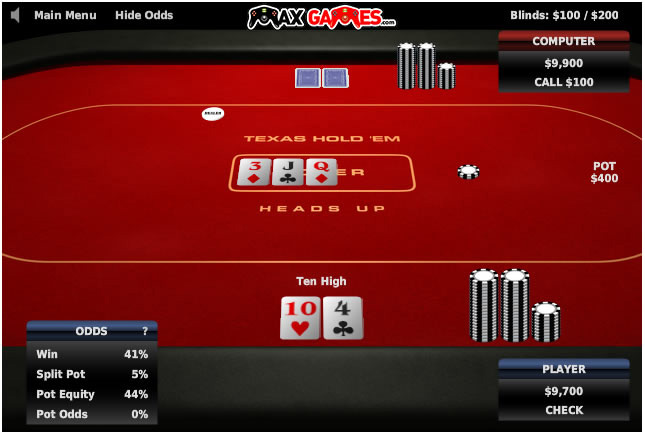 free online texas holdem game