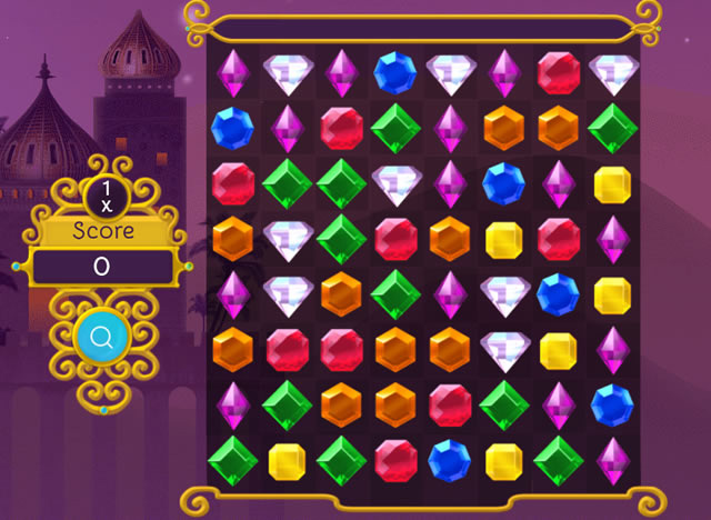 Play Jewel Shuffle - Free online games with Qgames.org
