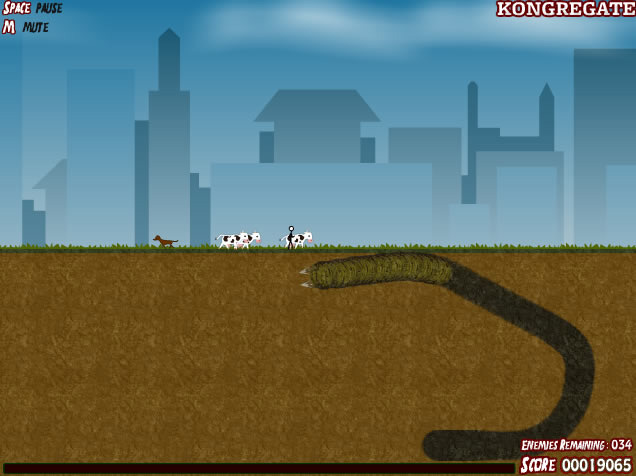 Effing Worms 3 Kongregate