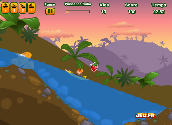 Play Upstream Kayak Free online games with