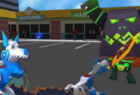 Robot Dog City Simulator