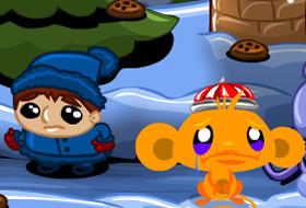 Monkey GO Happy Xmas Mini Game