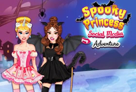 Spooky Princess Social Media Adventure
