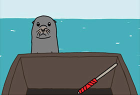 Escape from the Sea Boat