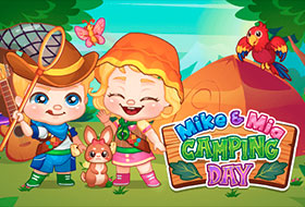 Mike and Mia Camping Day