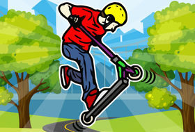 Skatepark - Scooter Tricks