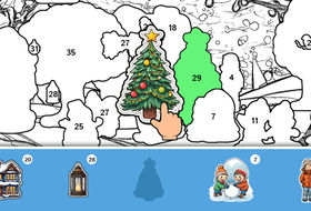 Sticker Book Puzzle - Color By Number