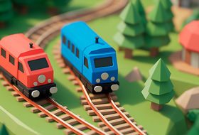 Railway Riddles - Train Path Puzzle - Choo-choo!