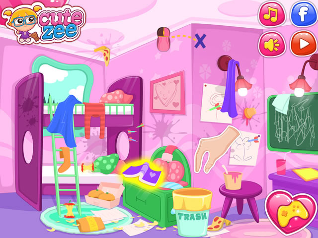 Play Disney Princess Pj Party Cleanup - Free online games with Qgames.org
