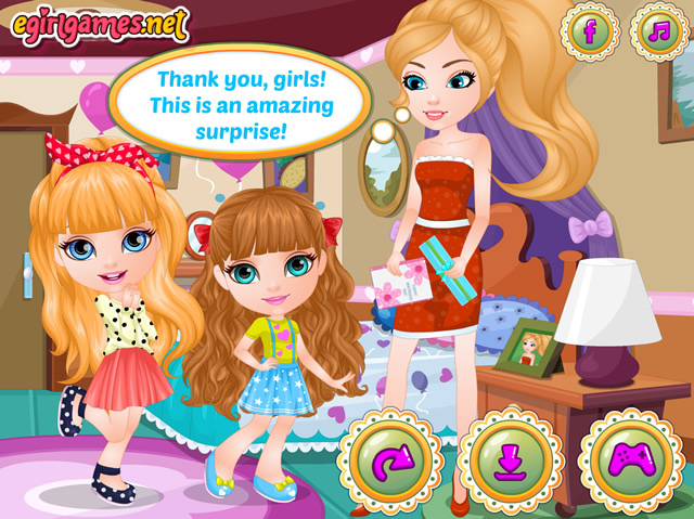 Play Baby Barbie Sisters Surprise - Free online games with Qgames.org