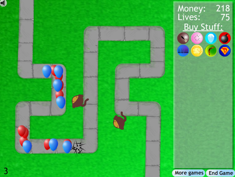 Play Bloons Tower Defense 2 Free online games with