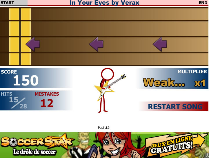 Play Super Crazy Guitar Maniac Deluxe 3 Free online games with