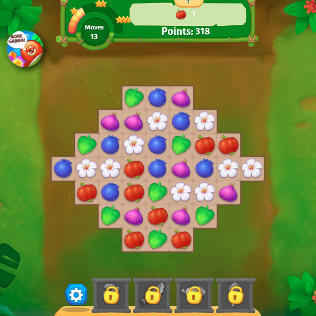 Play Jungle Match - Free online games with Qgames.org