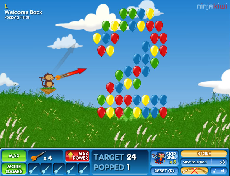 Play Bloons 2 Free online games with